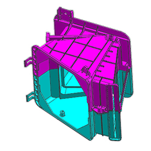 Air cooler frame mold 